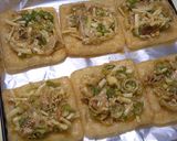 油揚げのネギ味噌チーズのっけ焼き♪作り方3写真