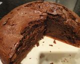 ﾎｯﾄｹｰｷﾐｯｸｽで☆簡単チョコケーキ作り方7写真