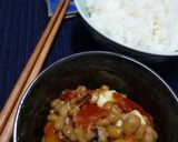 チーズと福神漬け入り納豆～あったかご飯に作り方4写真