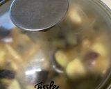 ナスとだいこんえのきの簡単コロコロ味噌汁作り方3写真