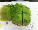 レタスDE炒めもん作り方1写真