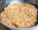 鶏つくね☆照り焼きハンバーグ風作り方3写真
