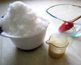 本当の雪から作ろう♪スノーアイスクリーム作り方1写真