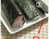 クリスマス海苔巻き~サンタの忘れもの~作り方2写真