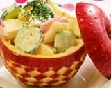 リンゴの皮むき（チェック柄）お弁当に❤作り方14写真