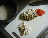 鮭とキノコの炊き込みごはん作り方1写真