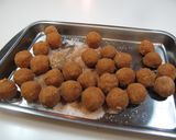 簡単美味しい　きな粉のおやつ玉作り方5写真