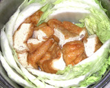 白菜とお揚げの煮物作り方3写真