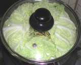 白菜とお揚げの煮物作り方4写真