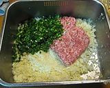 大根葉入りシャクシャク餃子作り方1写真