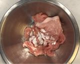 さっぱり♪豚こまとなすのごま酢和え作り方1写真