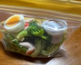 お弁当にジップロックサラダ作り方1写真