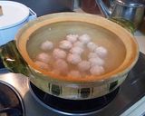 白菜と鶏だんごの鍋作り方5写真