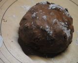 チョコ＆クランベリー＆ピールカンパーニュ作り方8写真