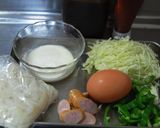 こんなのあり？！お好み焼きうどんナポリ風作り方1写真