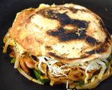 こんなのあり？！お好み焼きうどんナポリ風作り方9写真