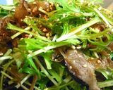 水菜とキンピラごぼうdeさっぱりサラダ☆作り方3写真