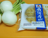 ふわとろ♪かぶと魚河岸あげの煮物作り方1写真
