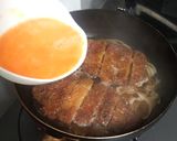 ❤フライパンでカツ丼❤作り方5写真