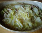 我が家の定番☆簡単☆白菜と豚の煮びたし作り方6写真