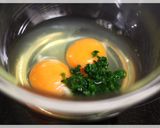 お弁当に♪クロックムッシュみたいな卵焼き作り方1写真