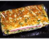 お弁当に♪クロックムッシュみたいな卵焼き作り方5写真