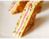 お弁当に♪クロックムッシュみたいな卵焼き作り方6写真