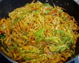 ヘルシー！麺に野菜がからむ焼きそば作り方6写真