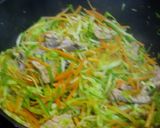 ヘルシー！麺に野菜がからむ焼きそば作り方5写真
