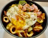 節約爆弾！うま塩ドレで！炒めピーマン胡瓜ちくわ丼作り方9写真
