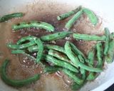 サヤインゲンの焦がしマヨ醤油炒め作り方4写真