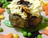 クリスマスお魚ハンバーグ作り方5写真