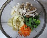 ＊あつあつマーボースープ＊作り方1写真