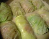 温泉湯豆腐の残り湯でロールキャベツ作り方4写真