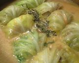 温泉湯豆腐の残り湯でロールキャベツ作り方7写真