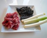 韓国のわかめスープ～ミヨック～作り方1写真