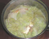 白菜とお揚げの煮物作り方5写真