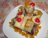 X'mas♡HMでプチロールケーキタワー作り方21写真