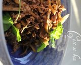 牛肉とごぼうの煮物作り方5写真
