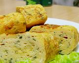 パセリと粉チーズの卵焼き作り方6写真