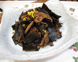 簡単佃煮～出汁をとった後の昆布と椎茸で～作り方4写真