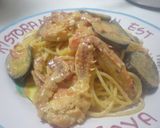 豆乳と酒粕でヘルシー　渡り蟹のパスタ作り方11写真