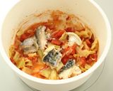 介護食　簡単さばのトマト煮作り方5写真