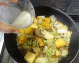 ひき肉入り・白菜と厚揚げの生姜焼き作り方3写真