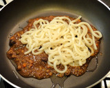 残ったカレーで焼きうどん～とろとろ卵和え作り方4写真