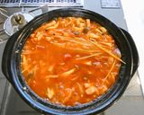 【土鍋】土鍋deトマトスープパスタ作り方6写真