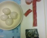 うずら卵の雪だるま作り方1写真