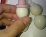 うずら卵の雪だるま作り方7写真