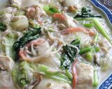 いたわりメニュー【豆乳スープの絡み豆腐】作り方16写真