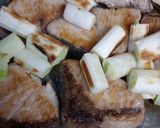 ぶりの照り焼き＆焼きねぎ作り方3写真